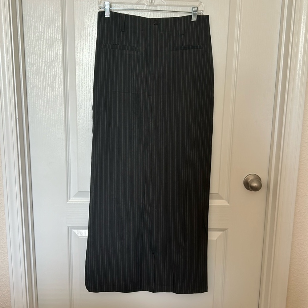NWT Et Clet pin stripe pencil skirt